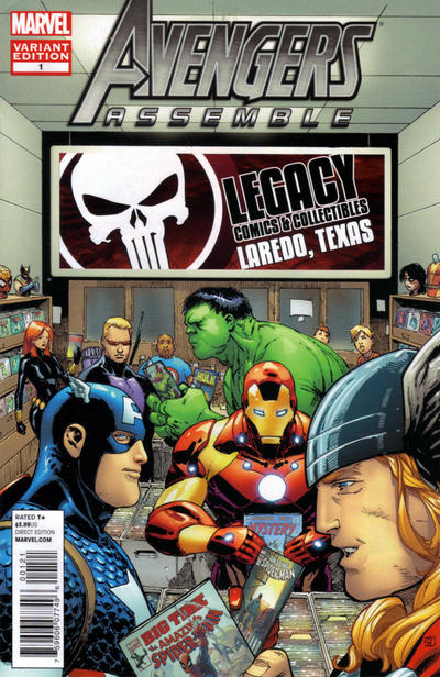 Cover for Avengers Assemble (Marvel, 2012 series) #1 [Legacy Comics & Collectibles Exclusive Variant]