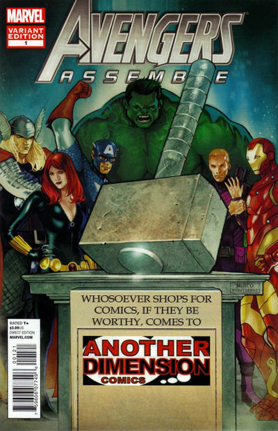 Cover for Avengers Assemble (Marvel, 2012 series) #1 [Another Dimension Variant Cover]