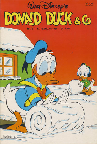 Cover for Donald Duck & Co (Hjemmet / Egmont, 1948 series) #8/1981