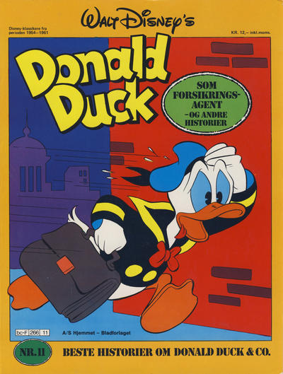 Cover for Walt Disney's Beste Historier om Donald Duck & Co [Disney-Album] (Hjemmet / Egmont, 1978 series) #11 - Donald Duck som forsikringsagent