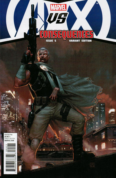 Cover for AVX: Consequences (Marvel, 2012 series) #5 [Variant Cover by Jorge Molina]