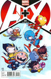 Cover for A+X (Marvel, 2012 series) #1 [Marvel Babies Variant by Skottie Young]