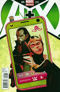 Cover Thumbnail for A+X (Marvel, 2012 series) #5 [Variant Cover by Mike Del Mundo]