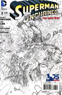 Cover Thumbnail for Superman Unchained (DC, 2013 series) #3 [Jim Lee Sketch Cover]