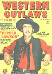 Cover Thumbnail for Western Outlaws and Sheriffs (Bell Features, 1950 series) #61