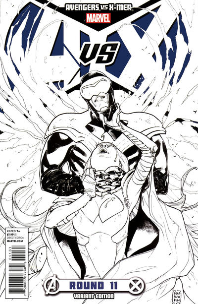 Cover for Avengers vs. X-Men (Marvel, 2012 series) #11 [Pichelli Sketch Variant]