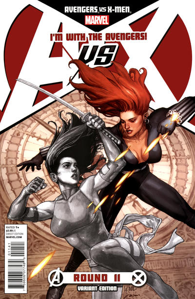 Cover for Avengers vs. X-Men (Marvel, 2012 series) #11 [Avengers Team Variant]