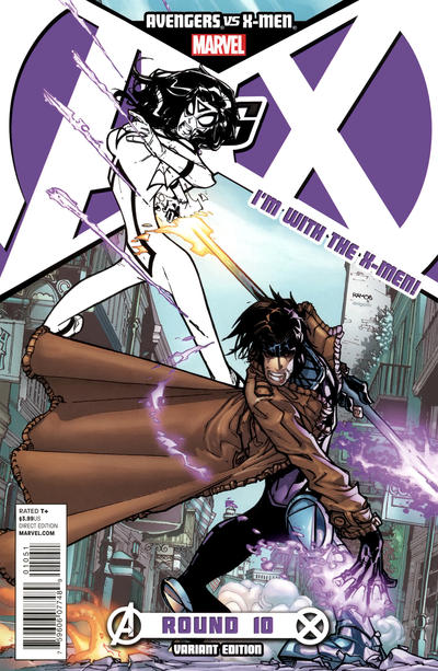 Cover for Avengers vs. X-Men (Marvel, 2012 series) #10 [X-Men Team Variant]