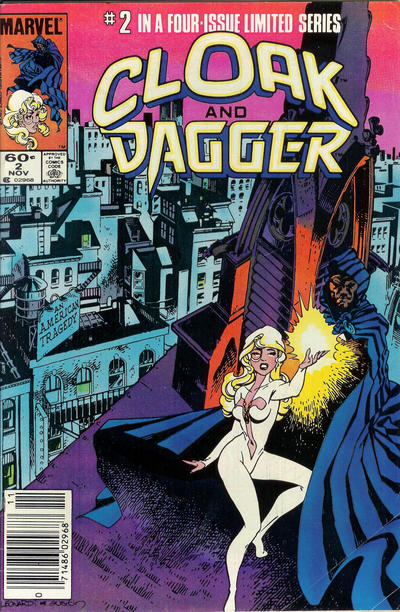 Cover for Cloak and Dagger (Marvel, 1983 series) #2 [Newsstand]
