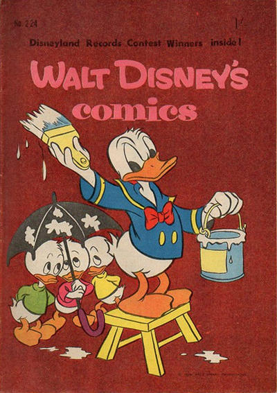 Cover for Walt Disney's Comics (W. G. Publications; Wogan Publications, 1946 series) #224