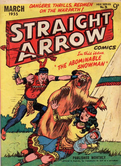 Cover for Straight Arrow Comics (Magazine Management, 1955 series) #3