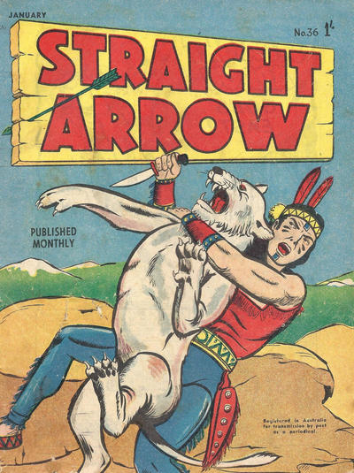Cover for Straight Arrow Comics (Magazine Management, 1955 series) #36