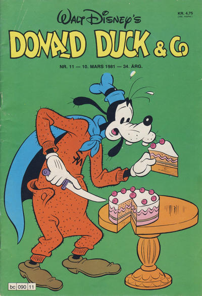 Cover for Donald Duck & Co (Hjemmet / Egmont, 1948 series) #11/1981