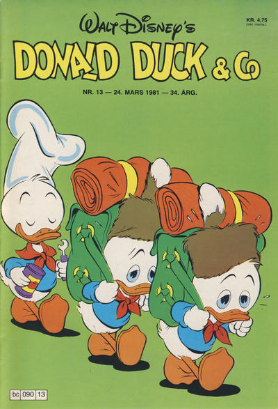 Cover for Donald Duck & Co (Hjemmet / Egmont, 1948 series) #13/1981