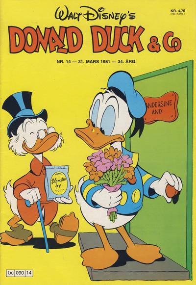Cover for Donald Duck & Co (Hjemmet / Egmont, 1948 series) #14/1981
