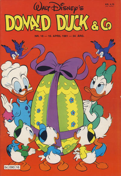 Cover for Donald Duck & Co (Hjemmet / Egmont, 1948 series) #16/1981