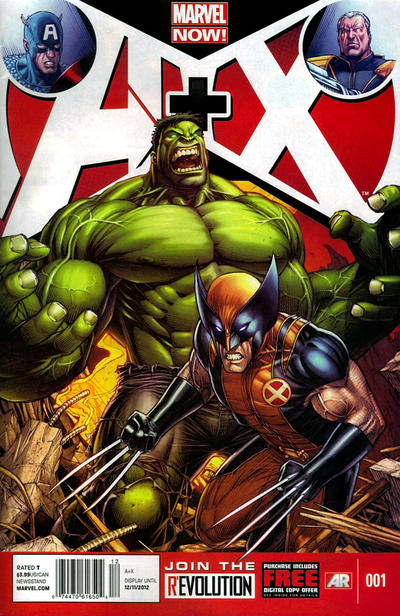 Cover for A+X (Marvel, 2012 series) #1 [Newsstand]