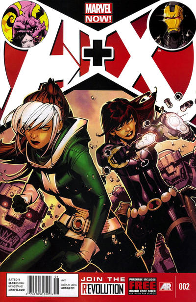 Cover for A+X (Marvel, 2012 series) #2 [Newsstand]