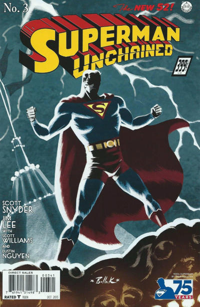 Cover for Superman Unchained (DC, 2013 series) #3 [Dave Bullock 1930s Cover]