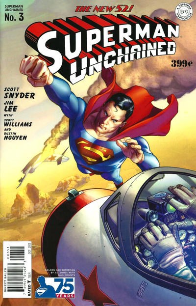 Cover for Superman Unchained (DC, 2013 series) #3 [J. G. Jones Golden Age Cover]