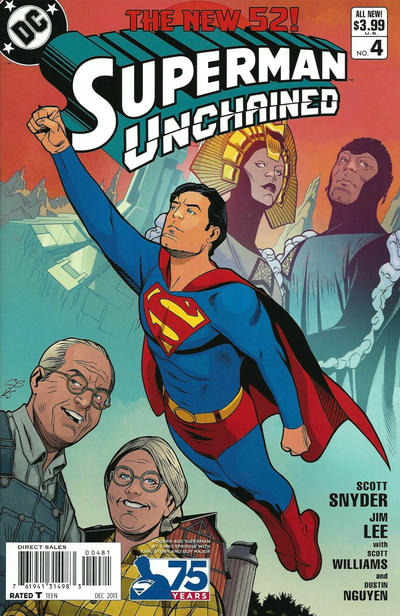 Cover for Superman Unchained (DC, 2013 series) #4 [Chris Sprouse / Karl Story Modern Age Cover]