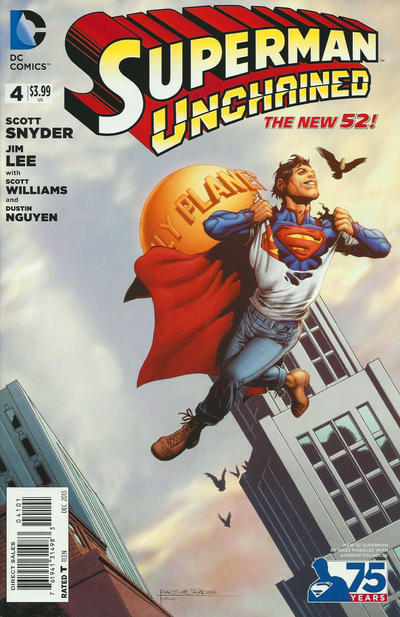 Cover for Superman Unchained (DC, 2013 series) #4 [Rags Morales New 52 Cover]