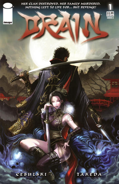 Cover for Drain (Image, 2006 series) #1 [Takeda Cover]