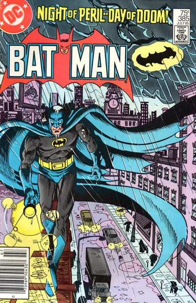 Cover for Batman (DC, 1940 series) #385 [Newsstand]