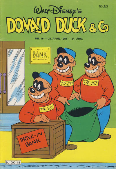 Cover for Donald Duck & Co (Hjemmet / Egmont, 1948 series) #18/1981