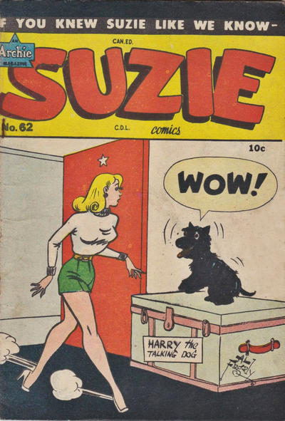 Cover for Suzie Comics (Bell Features, 1948 series) #62