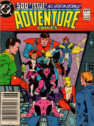 Cover for Adventure Comics (DC, 1938 series) #500 [Newsstand]