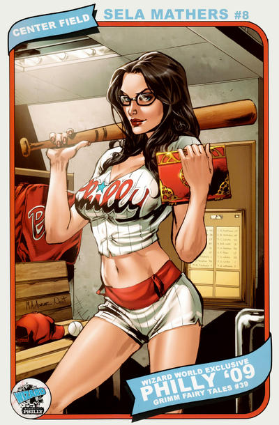 Cover for Grimm Fairy Tales (Zenescope Entertainment, 2005 series) #39 [Wizard World Philadelphia 2009 Exclusive Variant by Mahmud Asrar]