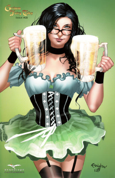 Cover for Grimm Fairy Tales (Zenescope Entertainment, 2005 series) #68 [St. Patrick's Day Nice Variant by Franchesco!]
