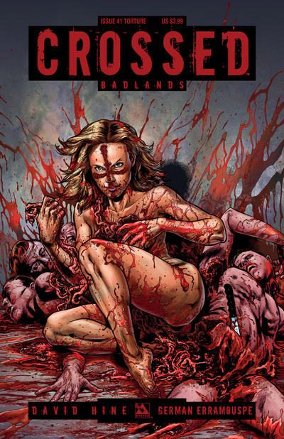 Cover for Crossed Badlands (Avatar Press, 2012 series) #41 [Torture Variant Cover by Gabriel Andrade]
