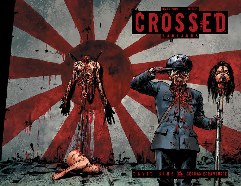 Cover for Crossed Badlands (Avatar Press, 2012 series) #41 [Wraparound Variant Cover by German Erramouspe]