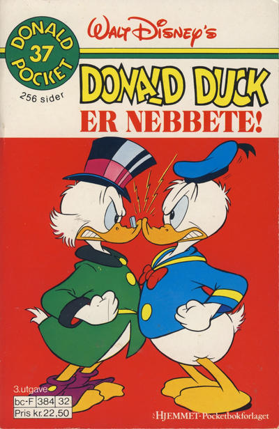 Cover for Donald Pocket (Hjemmet / Egmont, 1968 series) #37 - Donald Duck er nebbete! [2. opplag]
