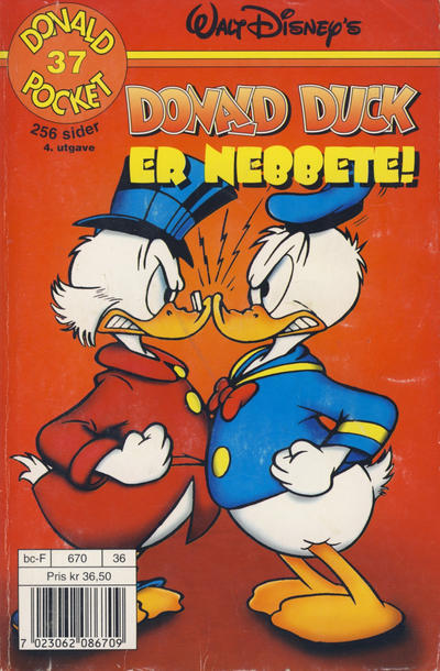 Cover for Donald Pocket (Hjemmet / Egmont, 1968 series) #37 - Donald Duck er nebbete! [3. opplag]