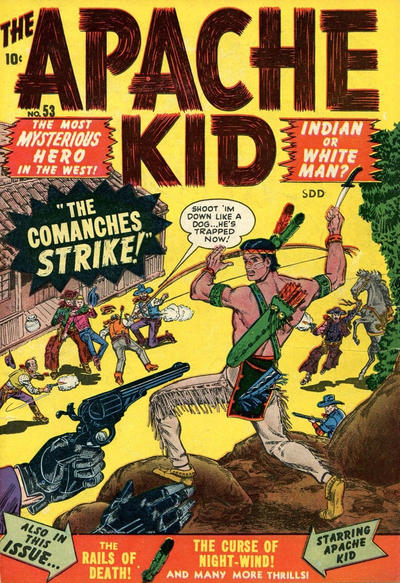 Cover for Apache Kid (Superior, 1951 series) #53 [1]