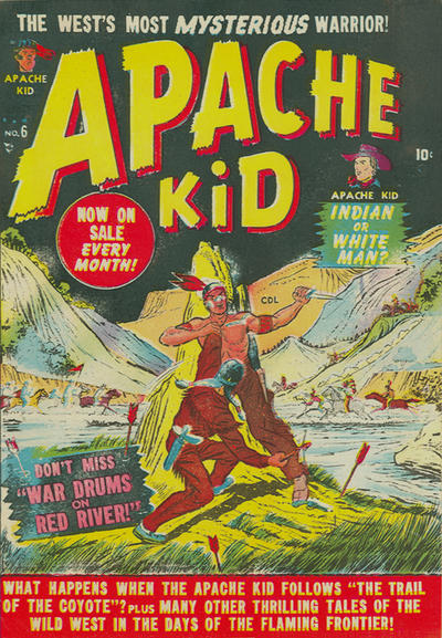 Cover for Apache Kid (Superior, 1951 series) #6