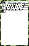Cover for G.I. Joe: A Real American Hero (IDW, 2010 series) #196 [Subscription Variant Blank Sketch Cover]
