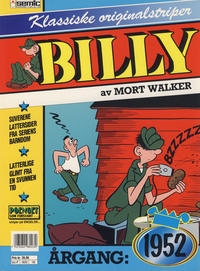 Cover Thumbnail for Billy Klassiske originalstriper (Semic, 1989 series) #1952 [2. opplag]