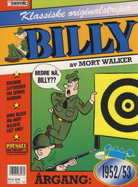 Cover Thumbnail for Billy Klassiske originalstriper (Semic, 1989 series) #1952/53 [2. opplag]
