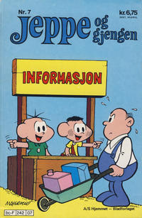 Cover Thumbnail for Jeppe og gjengen (Hjemmet / Egmont, 1977 series) #7