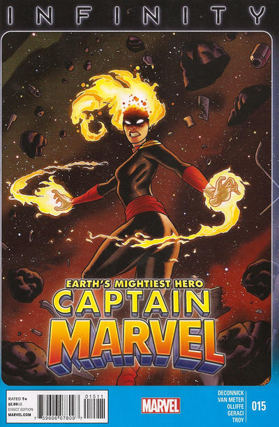 Cover for Captain Marvel (Marvel, 2012 series) #15