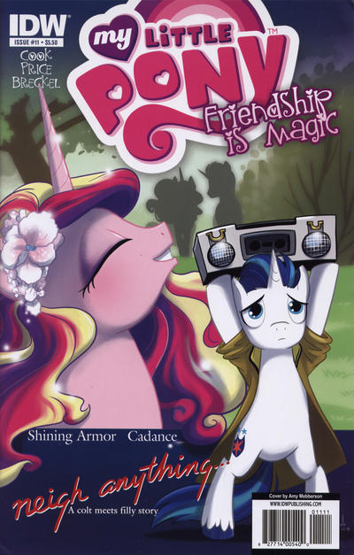 Cover for My Little Pony: Friendship Is Magic (IDW, 2012 series) #11 [Cover RE - Hot Topic Exclusive - Amy Mebberson]