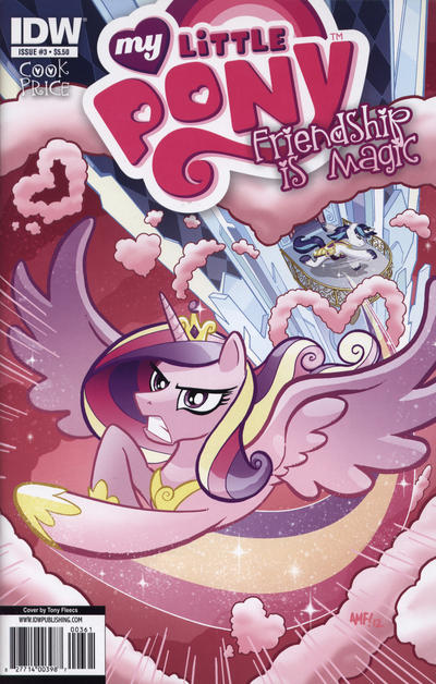 Cover for My Little Pony: Friendship Is Magic (IDW, 2012 series) #3 [Cover RE - Hot Topic]