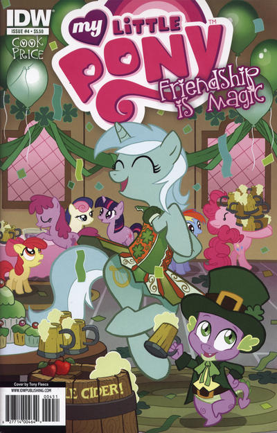 Cover for My Little Pony: Friendship Is Magic (IDW, 2012 series) #4 [Cover RE - Hot Topic]
