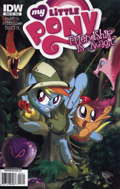 Cover for My Little Pony: Friendship Is Magic (IDW, 2012 series) #6 [Cover RE - Hot Topic]
