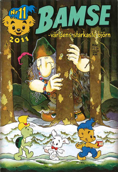 Cover for Bamse (Egmont, 1997 series) #11/2011