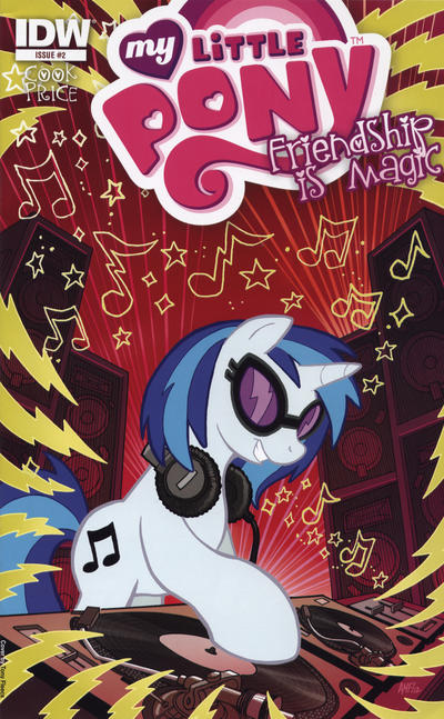 Cover for My Little Pony: Friendship Is Magic (IDW, 2012 series) #2 [Cover RE - Hot Topic]